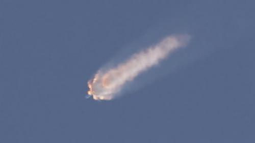 SpaceX rocket supplying space station explodes after launch