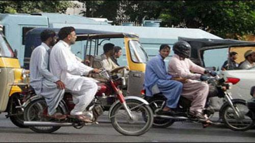 Pillion riding banned in Karachi, Sukkur, Hyderabad for 2 days 