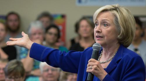 Clinton blames Republican ‘attacks’ for image slump