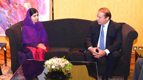 PM appreciates Malala's interest for promotion of education