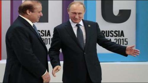 Nawaz Sharif calls on President Putin