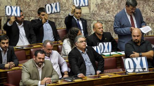 Greek parliament backs government debt reform package