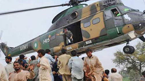 Chitral floods: 903 evacuated to safety via Army helicopters