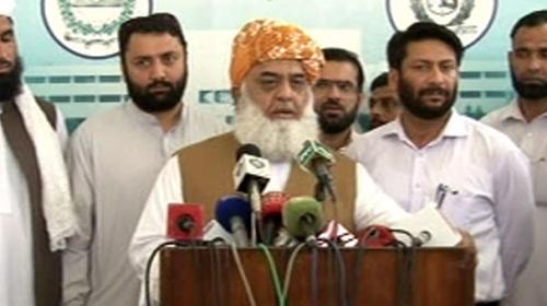 JUI-F not to withdraw resolution to de-seat PTI lawmakers