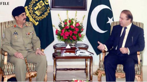 PM, COAS discuss Zarb-e-Azb, Karachi operation 