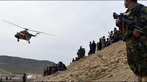 Afghan army helicopter crash kills 17