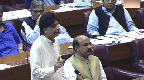 Ready to talk with MQM, the problem is Altaf’s speeches: Nisar