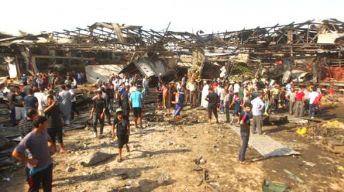 IS truck bomb kills at least 54 in Baghdad market