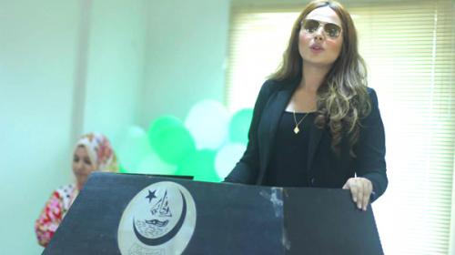 Ayyan Ali inaugurates social cause by students at Karachi University 