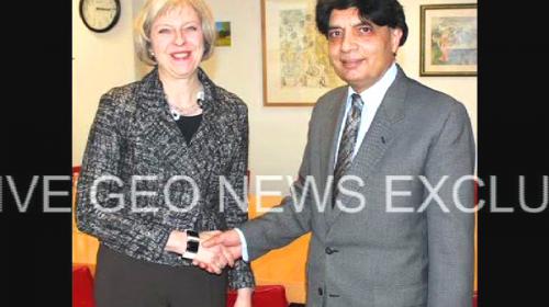 Nisar discusses Imran Farooq murder case, other issues with British counterpart