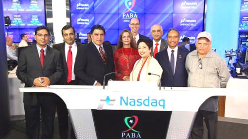 Dr. Lodhi highlights Pakistan’s investor friendly policies, rings NASDAQ opening bell