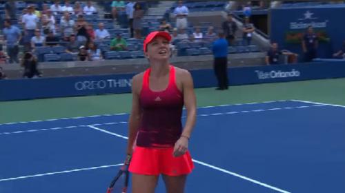 Halep through to US Open second round