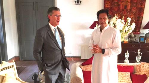 Richard Olson calls on Imran Khan to discuss terrorism, Afghan peace talks