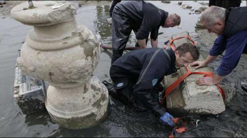 Longest Polish river reveals secrets amid drought