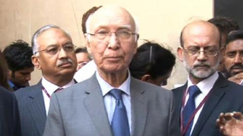 India meddling in Pakistan’s internal affairs: Aziz 