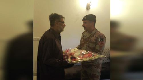 Rangers officials meet Rashid Godil in Karachi