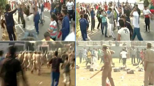 Kashmiri students chant pro-Pakistan slogans in Srinagar 