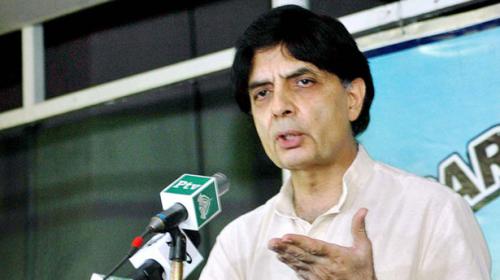 Nisar stresses need to crackdown on financiers of terrorism 