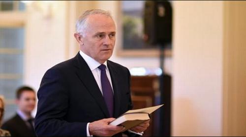 Australia swears in new prime minister Turnbull