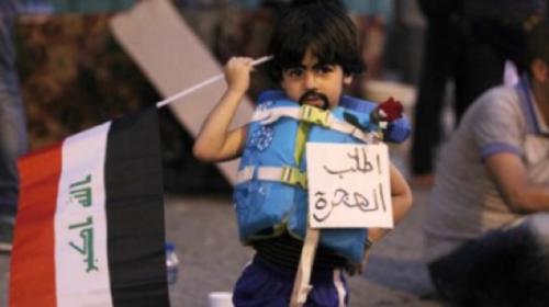 Demand for life jackets soars in Iraq