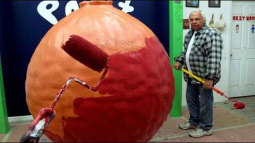 Watching paint dry leads to Guinness world record in rural Indiana