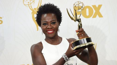 Davis becomes first black woman to win best drama actress Emmy 