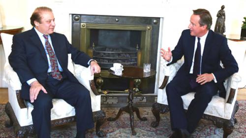 PM discusses LoC violations, Afghanistan situation with British counterpart