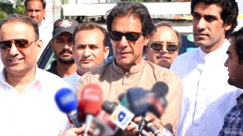 Khan says his competition is with Nawaz Sharif, not Ayaz Sadiq