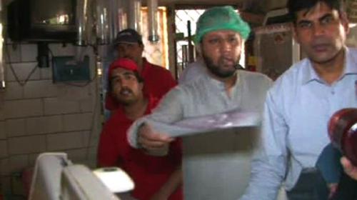 Kabuli Restaurant sealed amongst other eateries in Islamabad 