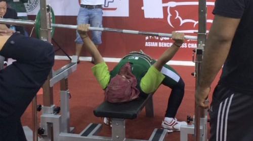 Pakistani women lift third gold at Asian Bench Press Championship