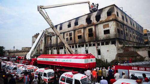 'Extortion group' behind Baldia factory fire: JIT report