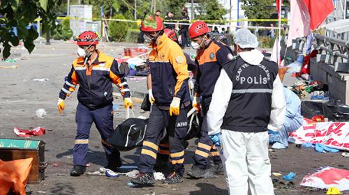 Twin explosions rock Turkish capital; death toll rises to 86