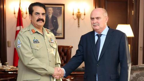 Gen Raheel shares terror fighting experience with Turkey