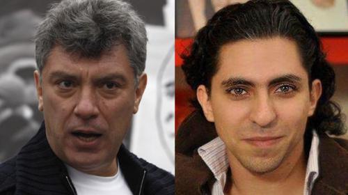 EU shortlists Russia's Nemtsov, jailed Saudi blogger for Sakharov prize