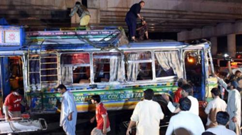 Case registered of Quetta bus bombing 