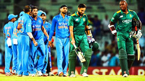 India level S. Africa ODI series after Kohli ton
