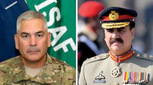 COAS discusses Afghan border coordination with Gen Campbell