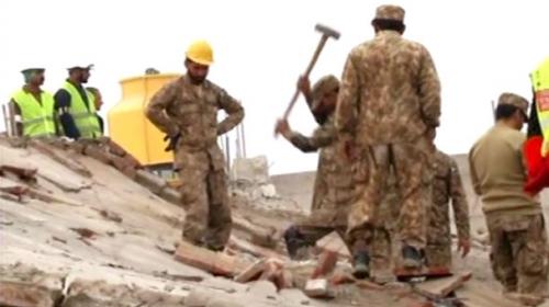 At least 17 dead, dozens still trapped after Lahore factory collapse