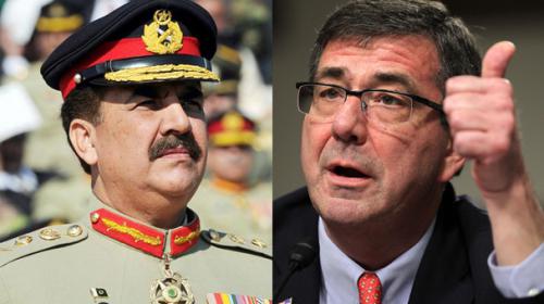 Ashton Carter meets COAS, underlines strategic importance of Pak-US ties