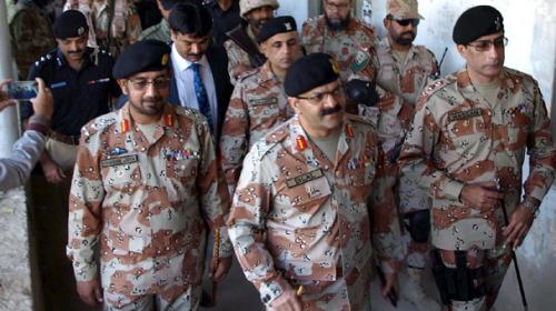 LG polls: DG Rangers reviews security at Sindh polling stations