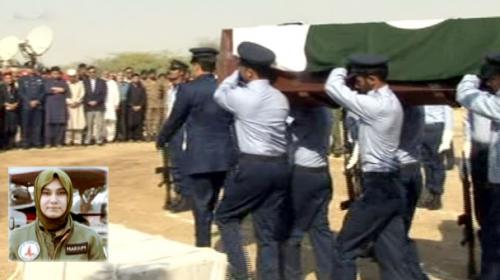 PAF female fighter pilot Marium laid to rest with military honours