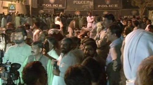 After batons, shelling and water cannons, protesting teachers campout in redzone