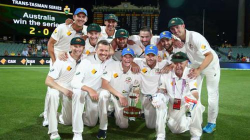 Australia win day-night Test in tense finish