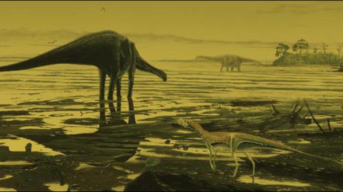 'Dinosaur disco' footprints reveal lifestyle of Jurassic giants