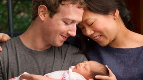 New dad Zuckerberg vows to give away Facebook fortune