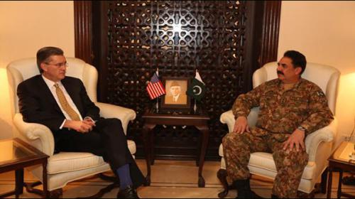 Gen. Raheel, Richard Olson discuss regional security