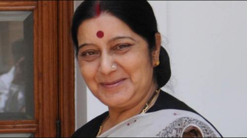 Indian FM Sushma Swaraj arrives in Pakistan
