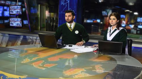 Geo News anchors don APS uniforms to pay tribute to martyrs