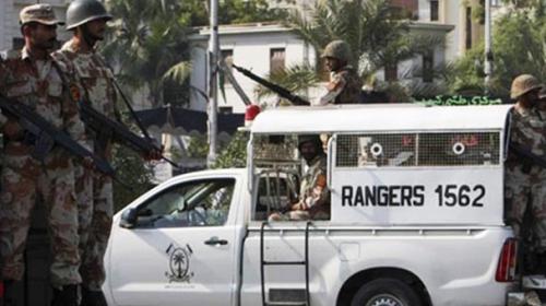 Rangers carry out raids in different parts of Karachi; weapons recovered
