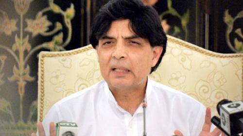 There should be no politics over NAP, Nisar tells senators
